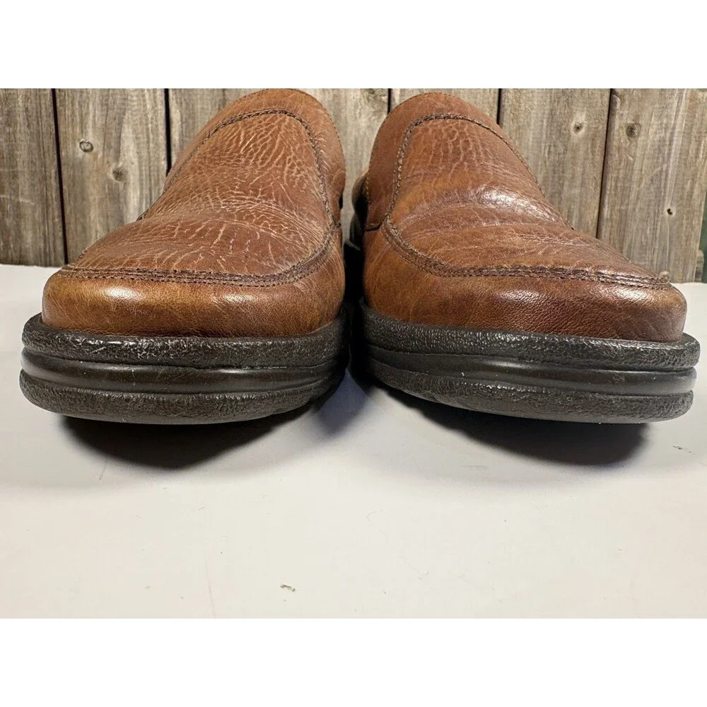 Mephisto Air-Jet Loafers Shoes Mens Size 8 UK/8.5 US Brown Grain Leather Slip On
